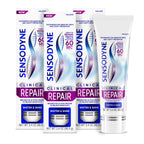 Sensodyne Clinical Repair Whiten & Shine Toothpaste for Sensitivity Relief, 3.4 oz (3 Pack)
