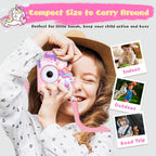 Unicorn Toys Camera for Kids Girls Age 3-8, Pink