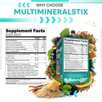 Sea Moss Powder Elderberry Ashwagandha Chlorella Manuka Honey VitaminD3 Vitamin C Zinc Spirulina Iodine Greens Detox Immune Support Sugar Free Hydration Powder Drink Mix – 20 Sticks