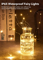 Brightown 24 Pack Fairy Lights Battery Operated for Holiday Decor