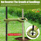 Tree Supports Young Trees, 4PC Tree Stake Stabilizer Kit for Leaning Tree