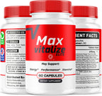 (3 Pack) Max Vitalize Capsules Support Advanced Formula - MaxVitalize Premium Pills All Natural Ingredients Maximum Strenght, Daily Support for Overall Health & Wellness 180 Capsules for 3 Months