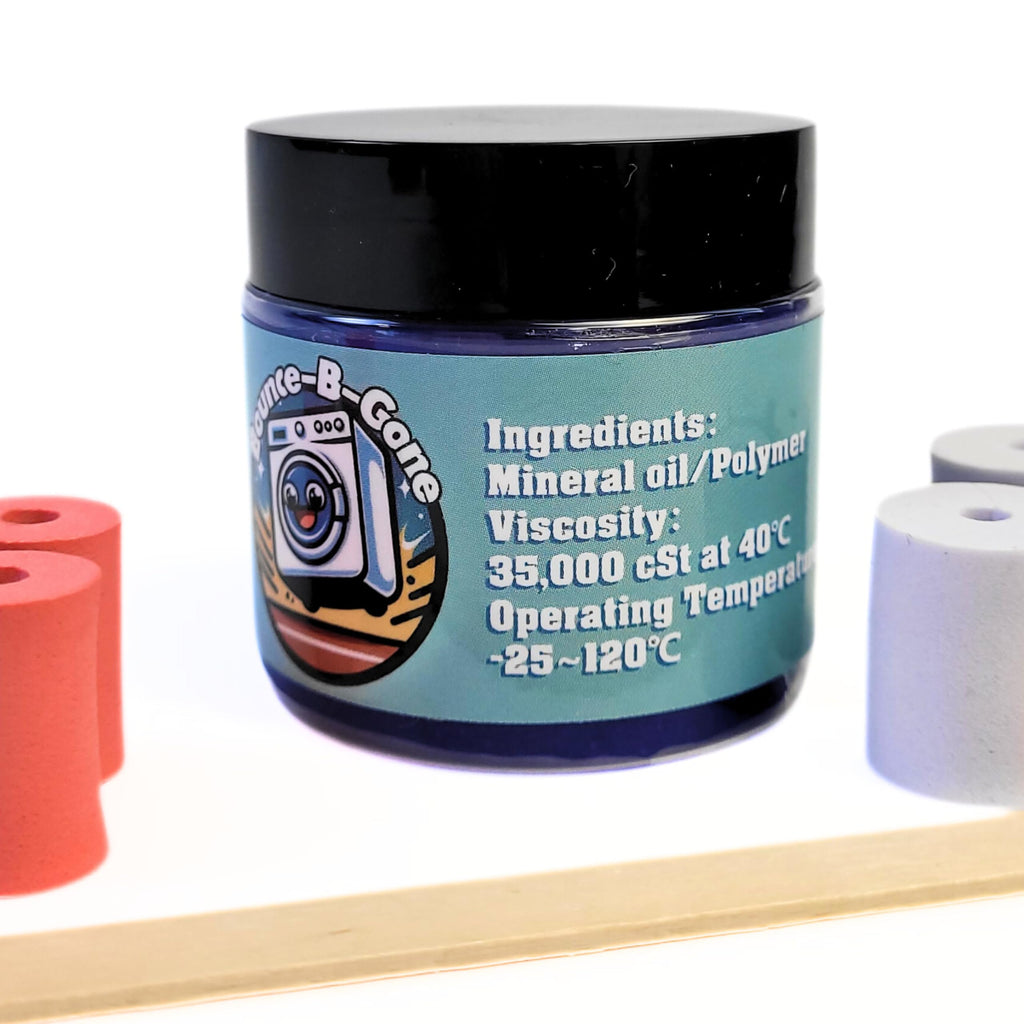 Ben's Appliances Washing Machine Suspension Grease Kit | Damping Grease | 50ml, with Foam Inserts For Whirlpool & Samsung, BA-80048 Bounce-B-Gone