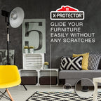 Furniture Sliders X-PROTECTOR - 8+8 Pack 3 1/2” Multi-Surface Sliders