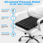 MTGKY Sondor Travel Seat Cushion,Inflatable Travel Seat Cushion for Airplane,Portable & Adjustable,Airplane Gadgets,Inflatable Cushion for Wheelchair, Travel,Driving,Office Work
