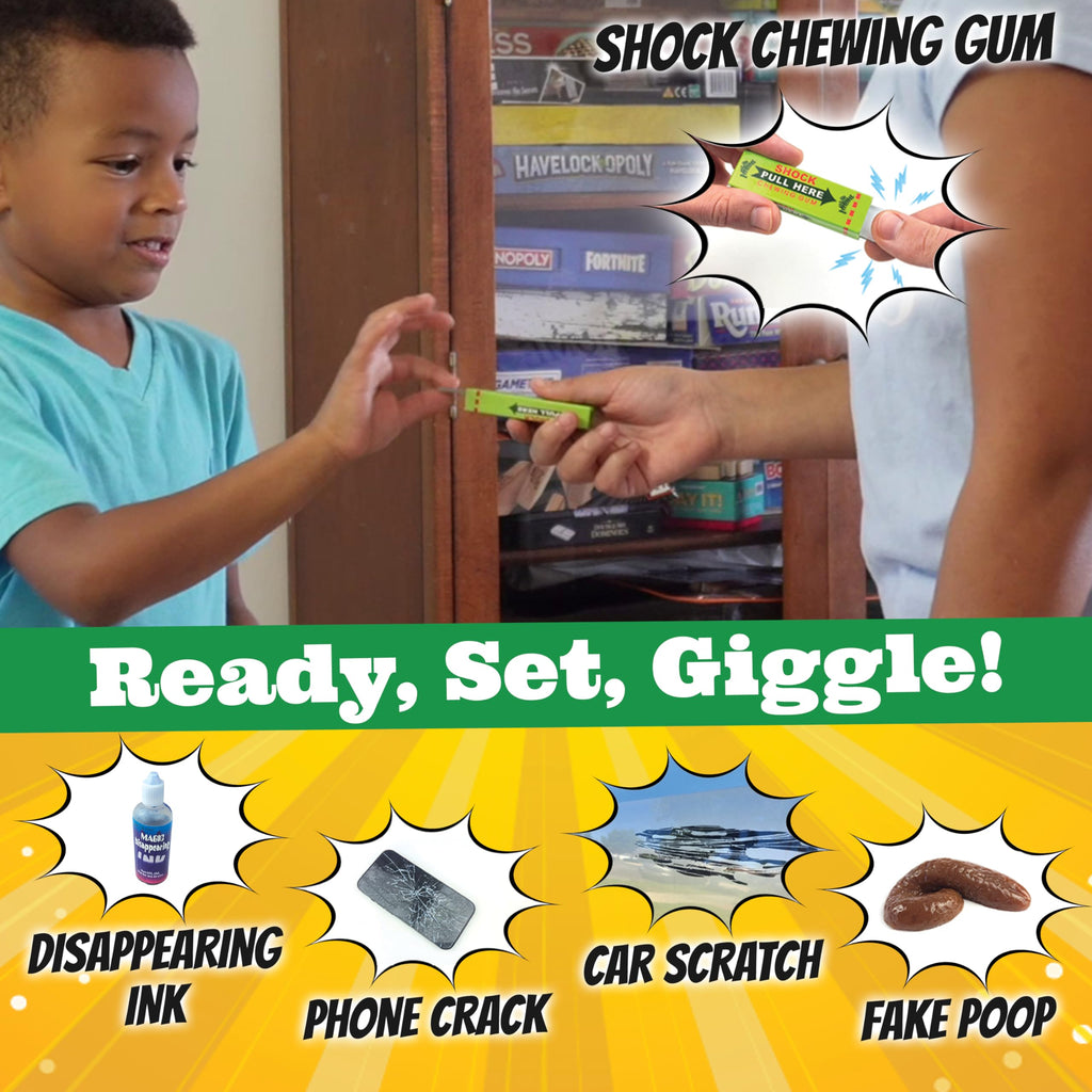 BLOONSY Prank Kit | 20 Ultimate Practical Jokes & Pranks for Kids | Prank Toys Pack Set Box for Gifts