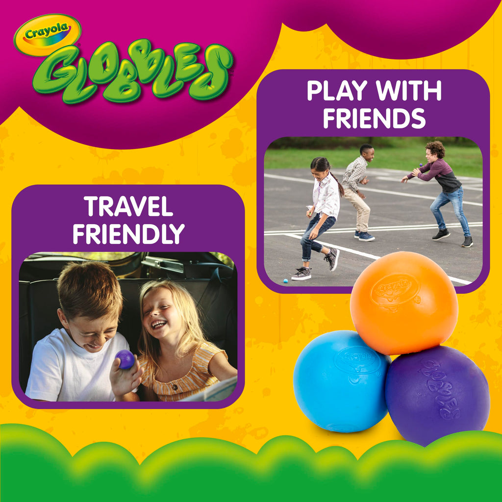 Crayola Globbles Squish Toys, 16ct, Sticky Stress Ball, Kid Stocking Stuffers
