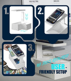 GIBOPOB MTG Card Scanner Stand for ManaBox, Adjustable Phone Holder, Sloped Tray Trading Card Scanner for Standard Size Cards, Fast Card Catalog Tool for Sleeved & Unsleeved Cards