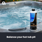 AquaDoc Spa pH Increaser for Hot Tub - 32oz (2 Pack) - Sodium Carbonate Spa pH Up for Water Balance - Made in USA