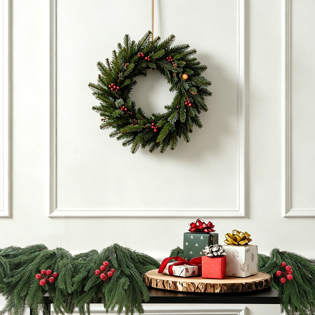Rowfad 12 Pcs Artificial Norfolk Pine Branches Faux Christmas Stems (12)