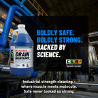CLR PRO Commercial Drain Line and Grease Trap Treatment, Preventative Maintenance Microbial Formula, 1 Gallon Bottle