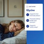 Pure Encapsulations Glycine - Supports Restful Sleep & Liver Detox* - Liver Supplement - Vegan & Gluten-Free - 180 Capsules