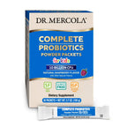 Dr. Mercola Complete Probiotics Powder Packets for Kids - Supports Digestive & Immune Health - 10 Strains - with Prebiotics - Non-GMO, Gluten-Free & Soy-Free - 30 Packets