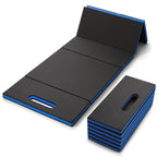 Sevenjungle Folding Kneeling Pad, 1 Inch Thick Compact Mechanic Mat, Blue