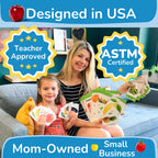 Preschool Learning Activities, Educational Books, Toddler Flashcards, Montessori Games, Picture Cards, Play Food for Toddlers 1-3, 1 Year Old Girl Gifts and Toys, 2 Year Old Girl Birthday Gift