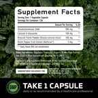 DIM Supplement for Men 300mg | Estrogen Blocker & Aromatase Inhibitor | Extra Strength Men’s Hormone Balance & Fitness Booster with Diindolylmethane Plus CDG & Broccoli Floret | Gluten-Free | 120 Ct