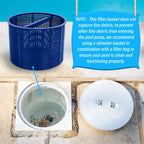 ChangTa Pool Skimmer Basket Replacement, for Hayward SPX1082CA & Aladdin B-152 Skimmer Models SP1082 SP1083 SP1084 1085 1086 SP1075 1075T 1076 1077 Skimmers Basket - Blue