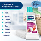 Carbona Stain Devils® #4 | Blood, Dairy & Ice Cream | Professional Strength Laundry Stain Remover | Multi-Fabric Cleaner | Safe On Skin & Washable Fabrics | 1.7 Fl Oz, 3 Pack