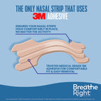 Breathe Right Nasal Strips, Extra Strength Tan Nose Strips, Drug-Free Nasal Congestion Relief for Better Breathing, Help Relieve Snoring, Caused by Colds & Allergies, Deviated Septum, 30ct