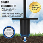 AugFir Golf Hole Cutter, Easy Digging 2 Sizes Golf Hole Cup, Golf Hole Digger for USGA Standard 4" & 6" Cups, Suitable for Golf Practice & Outdoor Gardening