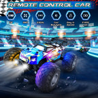 All Terrain Remote Control Car for Boy with LED Lights 2 Batteries 20 KM/H