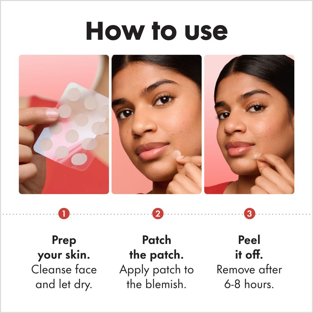 Mighty Patch Hero Cosmetics Original Nighttime Acne Pimple Patches, 75 Ct