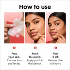 Mighty Patch Hero Cosmetics Original Nighttime Acne Pimple Patches, 75 Ct