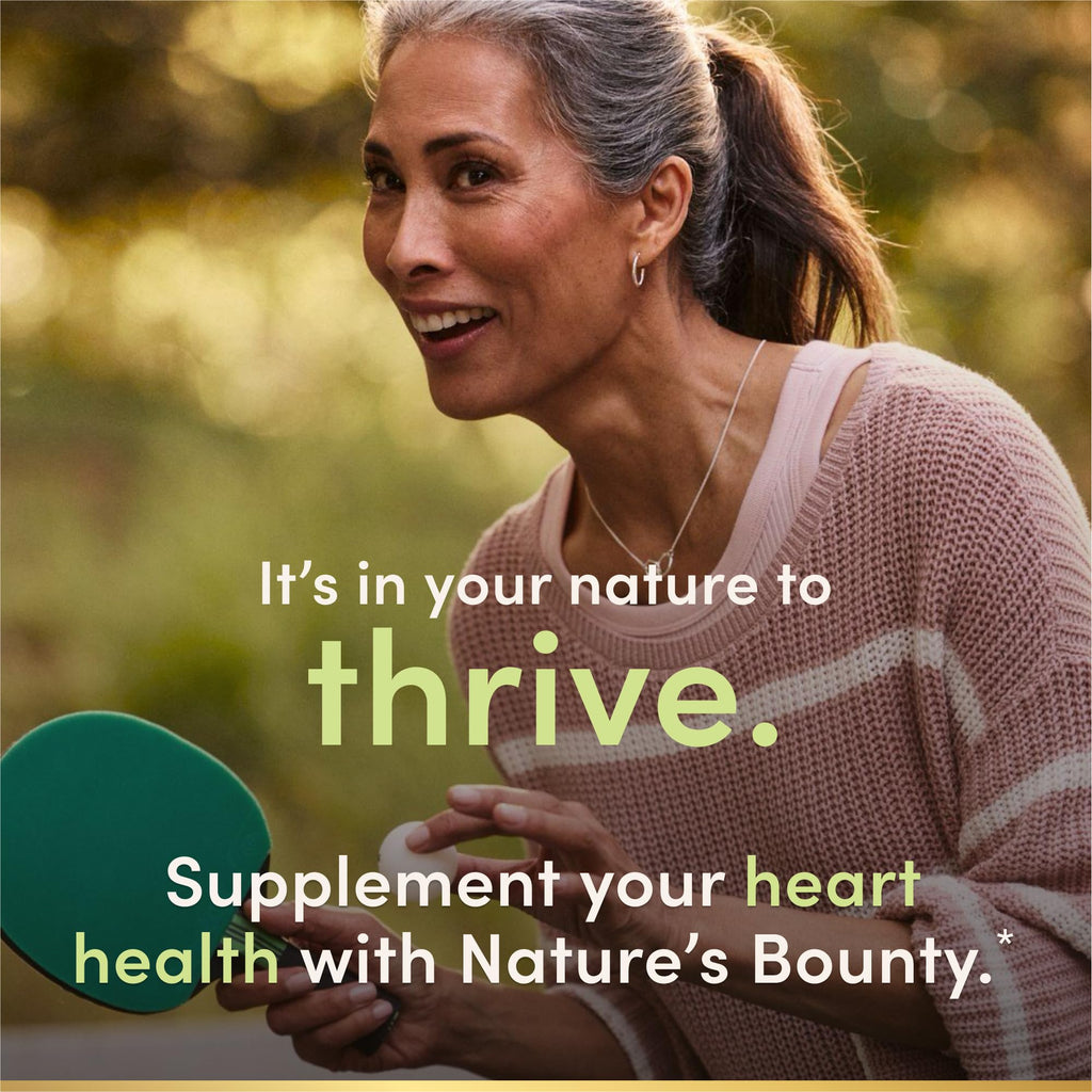 Nature’s Bounty CoQ10 200 mg Softgels, Heart Health & Cellular Energy Support, Twin Pack, 160 Rapid Release Softgels