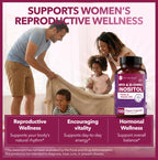 Intimate Rose Myo-Inositol & D-Chiro Inositol Supplement with Folate and Vitamin D - Support Hormonal Balance, Regular Cycles and Ovarian Health - 30-Day Supply - 40:1 Ratio Capsules