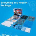 Sillbird 12-in-1 Solar Robot Building Kit STEM Gift for Boys Aged 8-13, DIY Science Educational Robotic Toys for Kids Teens Birthday, Powered by The Sun with 190 Pieces