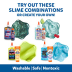 Elmer’s All-Star Slime Kit, Includes Liquid Glue Activator and Premade Slime, 9 Count - Perfect for Birthday Parties, Gift Idea, Kids Activity