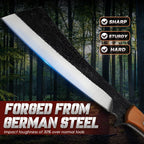 Freelander Japanese Machete with Wood Sheath for Yard Work, Gifts for Men