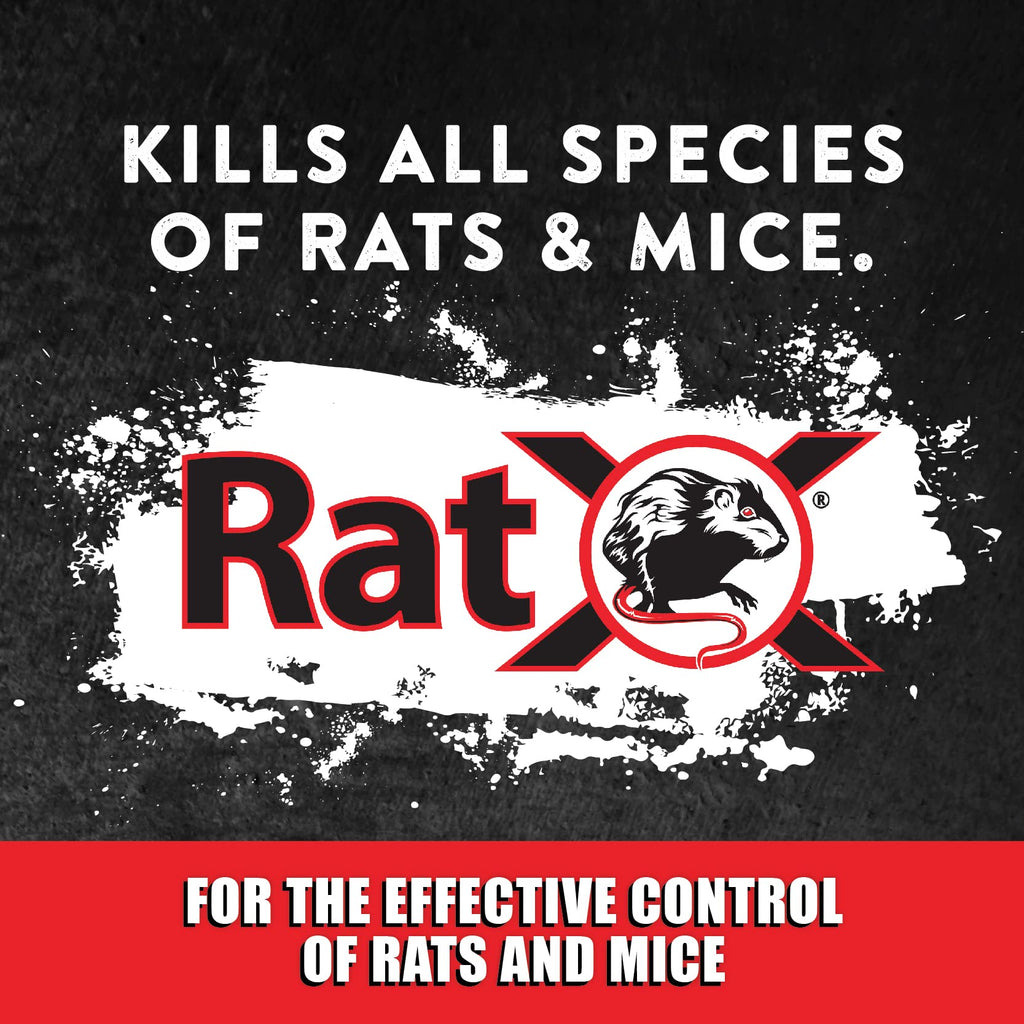 RatX Rodent Control Bait Pellets for Rats & Mice – Poison Free, Pet Safe Indoor & Outdoor Use Pellets 18 oz. Bag