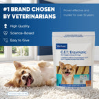 C.E.T. Enzymatic Oral Hygiene Chews for Dogs, Tartar Control, Extra Small