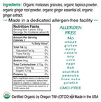 St. Claire's Organic Herbal Pastilles, (Ginger, 8 Ounce Refill Bag, over 240 pieces) | Gluten-Free, Vegan, GMO-Free, Plant-based, Allergen-Free | Made in our Allergen-Free facility