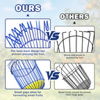 ELNDUXG Fruit Picker Upgraded Round Claws Reduce Fruit Damage (65inch)