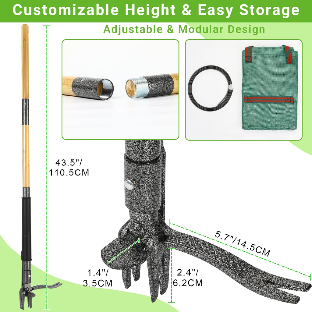 Bamda Weed Puller Tool for Garden Lawn Yard, 43.5"