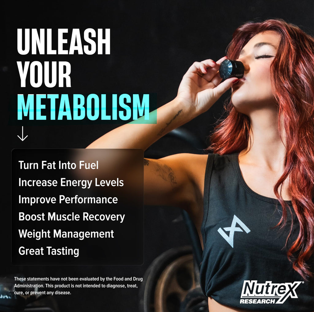 Nutrex Research L Carnitine 3000 - Clinically Dosed L-Carnitine Liquid for Energy, Metabolism & Muscle Recovery - No Sugar, No Carbs, No Stimulants - 31 Servings (Blue Raspberry, 31 Servings)