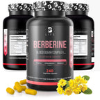 Berberine Complex+ Supplement | 240 Capsules – 60 Day Supply | with Berberine HCl, Bitter Melon Extract, Neem & More | Natural Wellness Formula | Platinum Series by B Life | Made in USA