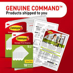 Command 4 lb Small Picture Hanging Strips 36 Pairs (72 Strips), Damage-Free Hanging Picture Hangers, No Tools Wall Hanging Strips for Home Decor, White Adhesive Strips