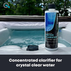 MAV AquaDoc Spa Clarifier & Hot Tub Clarifier for Fast Acting Cloudy Water Treatment - The Spa Clarifier Hot Tub Owners Love - 32 oz (2-Pack)