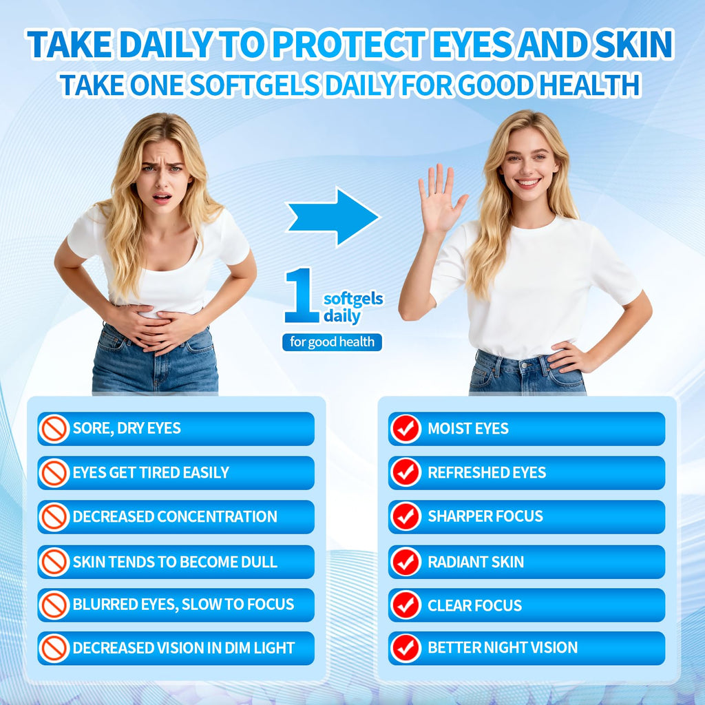 VivoNu 14-in-1 Astaxanthin 24mg & Lutein 40mg with Zeaxanthin Supplements, 24 Month Supply, 720 Softgels, 4 Bag