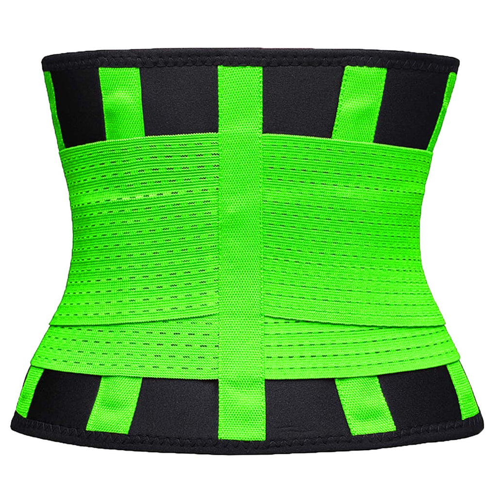 VENUZOR Waist Trainer Belt for Women - Waist Cincher Trimmer - Slimming Body Shaper Belt - Sport Girdle Belt (UP Graded)(Green,XX-Large)