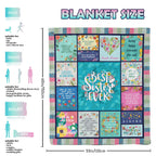 Akoigun Sister Gifts Blanket for Birthday, Mother's Day, Christmas - Big Sister Gift Ideas from Sisters Throw Blanket 60"X50"