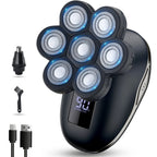 UPTARD Electric Head Shavers for Bald Men, Head Razor for Men with Nose Hair Sideburns Trimmer, LED,Travle Lock