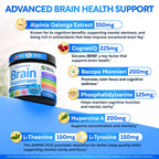 Brain Fog Supplement for Women – Memory & Focus Support for Perimenopause and Menopause – Cognitive Support with Phosphatidylserine, CognatiQ & L-Theanine – Brain Health Capsules – 60 Count
