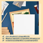 Henoyso 60 Pack 11 x 8.5 Inch Corrugated Cardboard Sheets Flat Cardboard Sheets Packaging Inserts Flat Square Inserts Squares Separators for Shipping Packing Mailing Crafts(White)