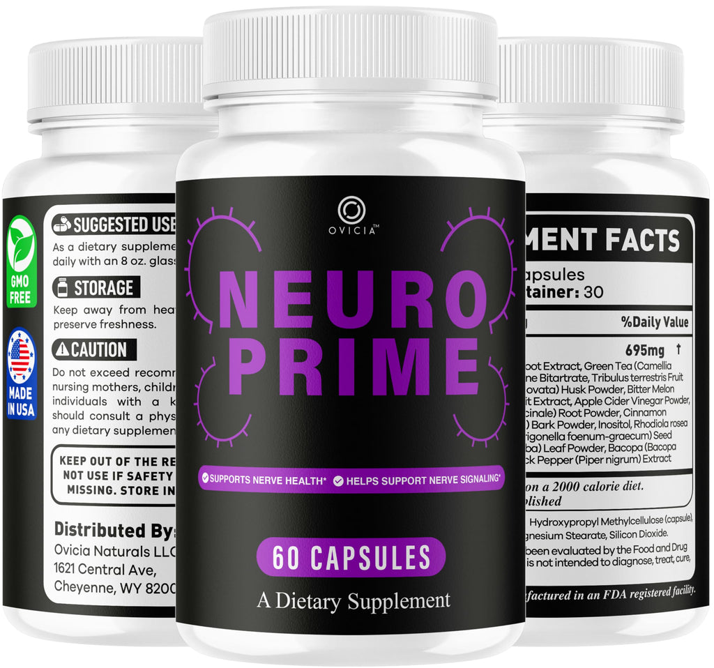 (3 Pack) Neuro Prime - Neuro Prime Advanced Formula Capsules, NeuroPrime Pills All Natural Ingredients Daily Premium Support Vitamins for Overall Health & Wellness Reviews, 180 Capsules for 3 Months
