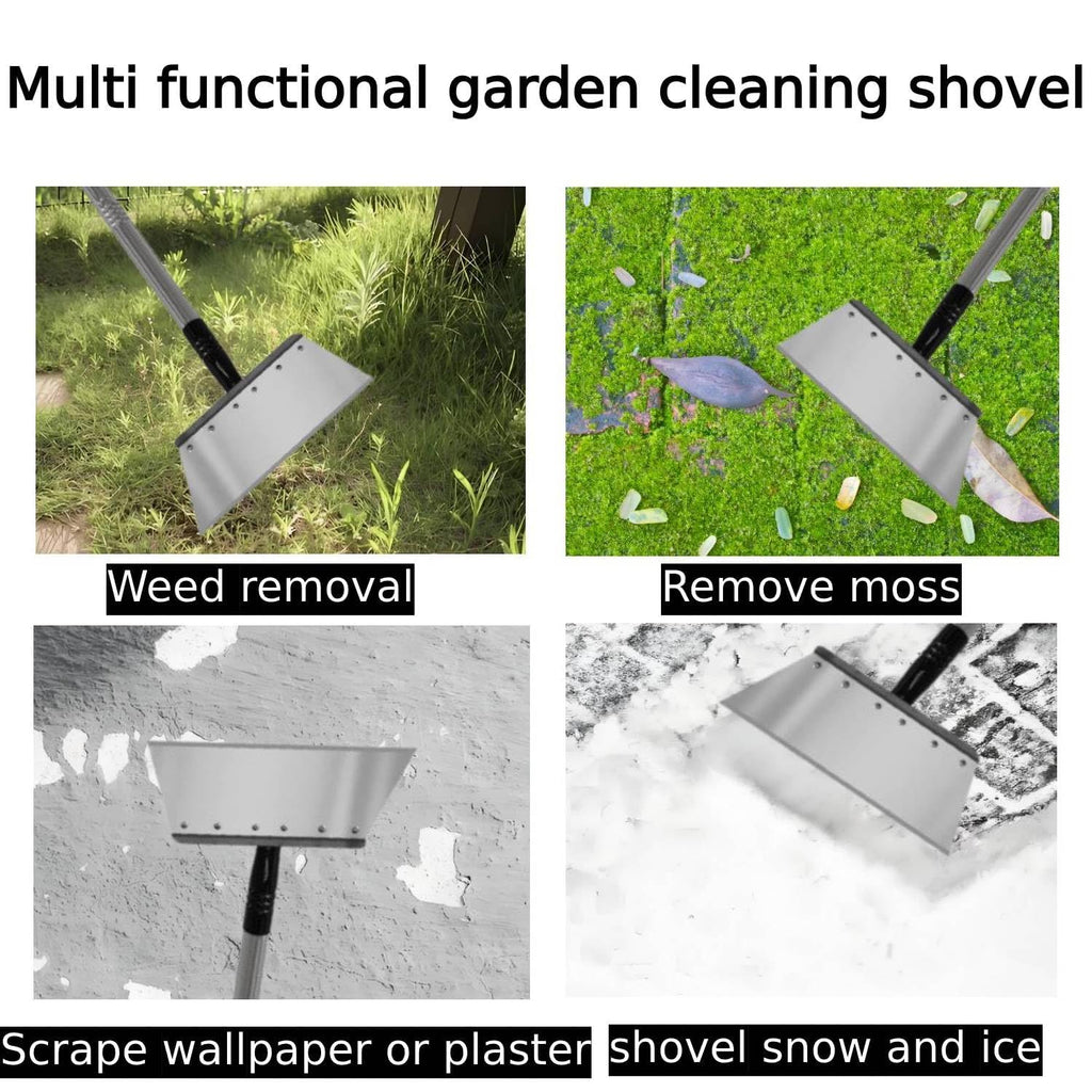 RISETEX Multifunctional Heavy Duty Stainless Steel Garden Flat Shovel