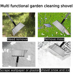 RISETEX Multifunctional Heavy Duty Stainless Steel Garden Flat Shovel